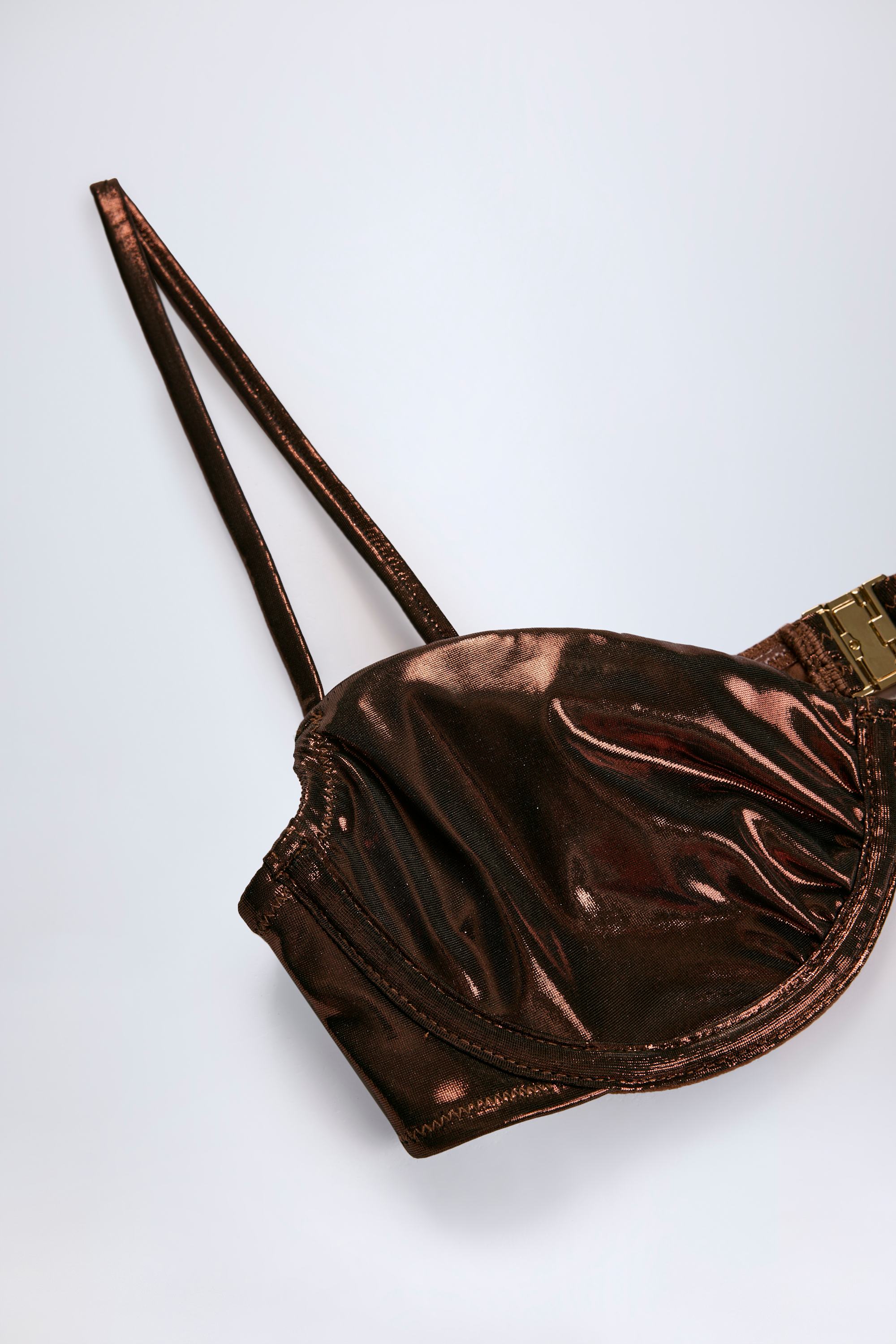 Underwired Bikini Top in Bronze